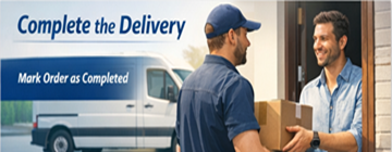 Privatperson bekræfter gennemført levering efter endt transport på ExusTrans